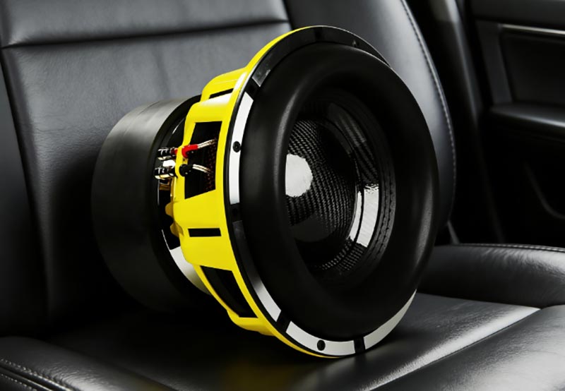 12-inch carbon fiber car subwoofer: 6000W peak power, powerful bass is coming