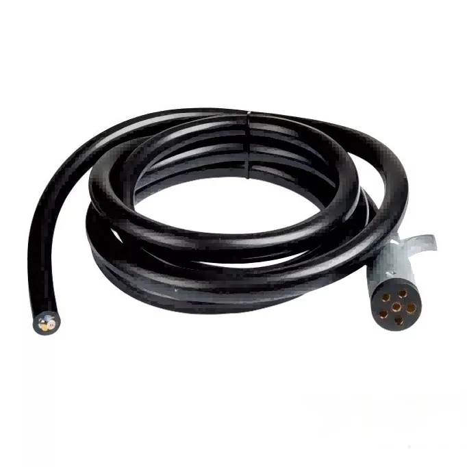 6 Way Round Trailer Wiring Connector
