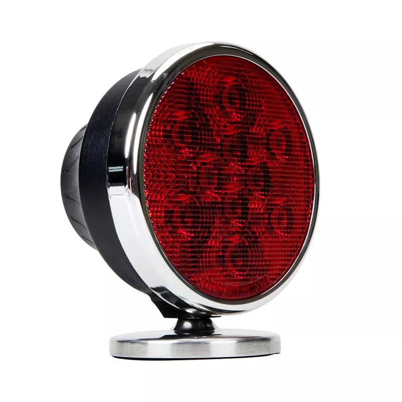 Chrome Round Wireless Magnetic Trailer Light