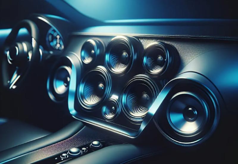 12-inch carbon fiber car speaker